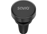 Savio CH-02 Supporto Magnetico Per Auto, Alluminio, Nero