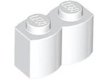 1X2 Pallisade - 1 Pezzo Bianco