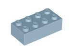 Mattoncini Lego® 2X4 3001 - 50 Pezzi Blu Sabbia