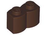 1X2 Pallisade - 1 Pezzo Marrone Scuro