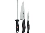Set Of 2 Knives + Zwilling Five Star Sharpener