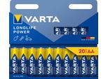 Varta Batterie Longlife Power Alka. Aa Mignon LR6 1,5V 1Bli=20Stk