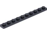 Piastre Lego® 1X10 4477 - 10 Pezzi Nero