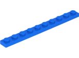 Piastre Lego® 1X10 4477 - 10 Pezzi Blu