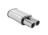 Tubo Di Scarico Dell'automobile, Punta Del Silenziatore Di Scarico Dell'automobile, Tubo Del Silenziatore Di Scarico Di Uscita Doppio, Punta Doppia Del Silenziatore, Punta Doppia Del Silenziatore, Tubo Del Silenziatore Di Scarico Dell'automobile