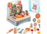 Laboratorio Di Legno Con Attrezzi RK-877 Ricokids