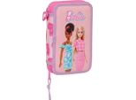 Astuccio Doppio Barbie Love Pink 12,5 X 19,5 X 4 Cm 28 Pezzi