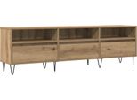 Vidaxl Mobile Tv In Rovere Artisan 150X30X44,5 Cm Materiale A Base Di Legno