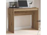 Vidaxl Scrivania In Rovere Artisan 90X40X72 Cm Materiale A Base Di Legno