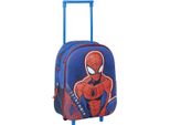 Zaino Scuola Con Ruote Spider-Man Blu 25 X 31 X 10 Cm