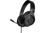Lorgar Noah 101, Cuffie Da Gioco, Minijack Da 3,5 Mm, Design Pieghevole, Nero