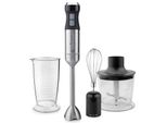 Ufesa Vario 1400 Xl Max Frullatore A Immersione 1400W, Gamba Extra Lunga In Acciaio Inox, 20 Velocità, Turbo, 4 Lame In Titanio, Frusta, Tritatutto, Misurino