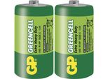 Batteria Zinco Aria Gp Greencell C, R14, 1,5V, 2 Pz