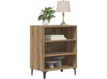 Vidaxl Credenza Artisan In Rovere 57X35X70 Cm Materiale A Base Di Legno