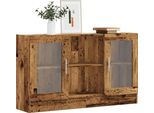 Vidaxl Credenza Effetto Legno Vecchio 120X30,5X70 Cm Materiale A Base Di Legno