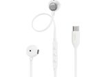 Jbl Tune 305C Cuffie Cablate In-Ear Per Chiamate/Musica Usb Type-C Bianco
