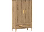 Vidaxl Credenza Artisan-Oak 70X31X115 Cm Materiale A Base Di Legno