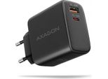 Axagon Axagon ACU-PQ45 Qc 3.0, 4.0/AFC/FCP/PPS/PD, 45W, Nero - Caricabatterie Da Rete Con Interfaccia USB-A E USB-C Telefono Cellulare, Smartphone, Smartwatch, Tablet, Universale Nero Ac Ricarica Rapida Interna