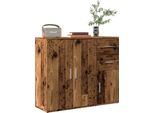 Vidaxl Credenza Effetto Legno Vecchio 91X29,5X75 Cm Materiale A Base Di Legno