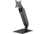 Goobay 70821 Basic Supporto Per Monitor Singolo A Libera Installazione, Nero - Per Monitor Da 17 A 32 Pollici (43 - 81 Cm), Max. 8 Kg, Supporto Da Tavolo Completamente Mobile