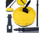 Rosfix Spazzola Di Pulizia T-Racer – Compatibile Con Idropulitrici KäRcher K2 – K7, Black & Decker, Lavor, Vax E Bosch Aqt