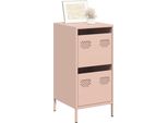 Vetrina Durevole Credenza Rosa 35X39X73,5 Cm Acciaio Laminato A Freddo - Cassettiere Octo9789224 1Pacco