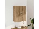 Vidaxl Armadio A Muro Rovere Artigianale 69,5X34X90 Cm Materiale A Base Di Legno