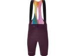 Santini Pantaloncini Corti Da Ciclismo Con Bretelle - Unico Edge - Bordeaux 2XL