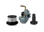 Carburatore 85/12/ + Flangia Intermedia Ass + Filtro Aria Rotondo Motore Sachs 504 505 506