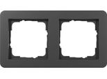 Telaio Di Copertura Gira 0212153 2F E1 Nero Opaco (0212153)