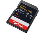 Sandisk Extreme Pro, 2 Tb, Sdxc, Classe 10, UHS-I, 250 Mb/S, 150 Mb/S