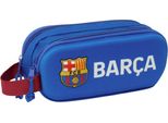 Astuccio Doppio Barcelona Fc 3D Blu