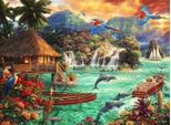 Grafika Puzzle Island Life - 2000 Pezzi - Chuck Pinson Art Puzzle