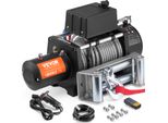 Vevor Verricello Elettrico, Verricello Per Autocarri Da 12 V Cc Da 18.000 Lb Con Guida A Puleggia Per Cavo D'acciaio Da Φ7/16" X 85 Ft, Telecomando Wireless E A Filo, Impermeabile IP55 Per Il Traino"