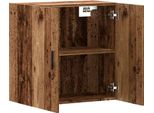 Vidaxl Armadio A Muro Effetto Legno Vecchio 60X31X60 Cm Materiale Legno