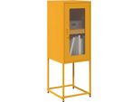 Vetrina Design Giallo Senape 36X39X107 Cm Acciaio Laminato A Freddo - Cassettiere 2025 Nuovo6108121 1Pacco