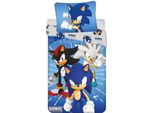 Copripiumino Sonic Blu 140 X 200 Cm - Poliestere