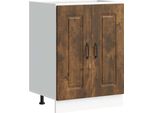 Vidaxl Base Lavello Kalmar Rovere Fumé 60X46X81,5 Cm