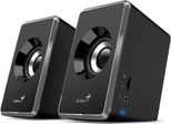 Genius Speakers SP-U125, Altoparlanti Portatili, 2.0, 3W, Alimentazione Usb, Jack Da 3,5 Mm, Grigio-Nero