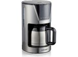 Cloer Caffettiera A Filtro 5258 Caffettiera A Filtro In Acciaio Inox-Nero