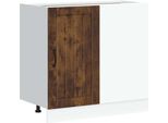 Vidaxl Base Da Cucina Lucca Rovere Affumicato Materiale A Base Di Legno