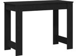 Syfax™ Scrivania Nera 100X45X75 Cm In Legno Multistrato
