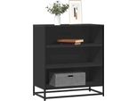 Maison Exclusive - Credenza Nera 68X35X76 Cm Materiale Ligneo E Metallo