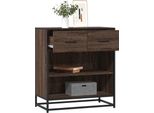 Maison Exclusive - Credenza Effetto Rovere Marrone 68X35X76 Cm Materiale Ligneo