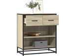 Maison Exclusive - Credenza Sonoma In Rovere 68X35X76 Cm Materiale Ligneo