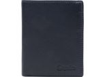 Esquire Pelle Portafoglio Viktoria 62 Wallet Navy Blu Scuro
