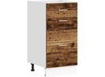 Vidaxl Mobiletto Base Lyon In Legno Di Recupero 40X46X81,5 Cm Materiale A Base Di Legno