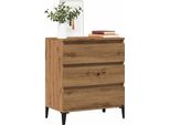 Maison Exclusive - Credenza Artisan In Rovere 60X35X70 Cm Materiale Ligneo