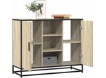 Maison Exclusive - Credenza Sonoma-Rovere 92X35X76 Cm Materiale Ligneo
