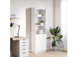 Vidaxl Credenza Bianca 50X35X180 Cm Materiale A Base Di Legno